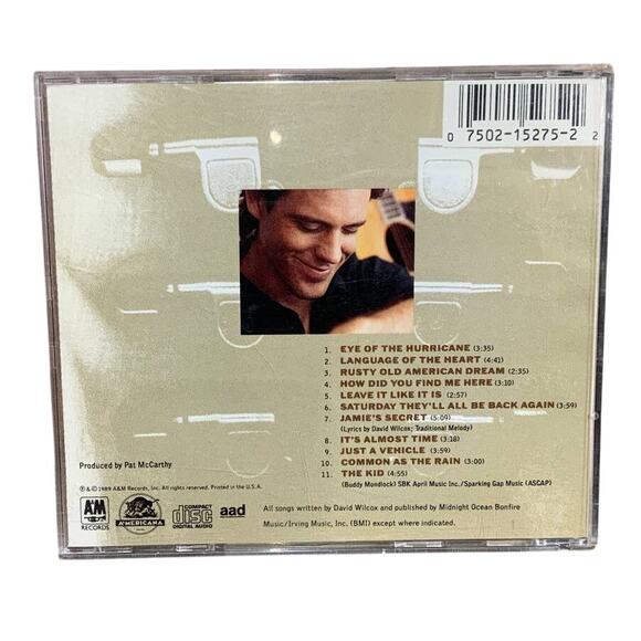 Vintage 1989 David Wilcox How Did You Find Me Here Audio Music CD - Picture 3 of 3